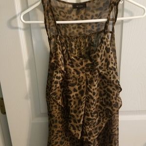 Womens Leopard Blouse